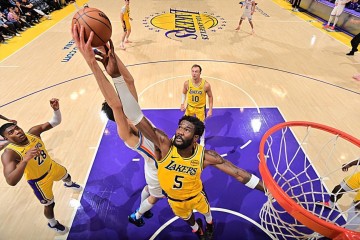 心态又崩了！湖人先发中锋显然已经不想在场上好好打球了？